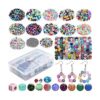 Glass Beads for Jewelry Making1400Pcs Over 120 Different