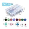 Glass Beads for Jewelry Making1400Pcs Over 120 Different