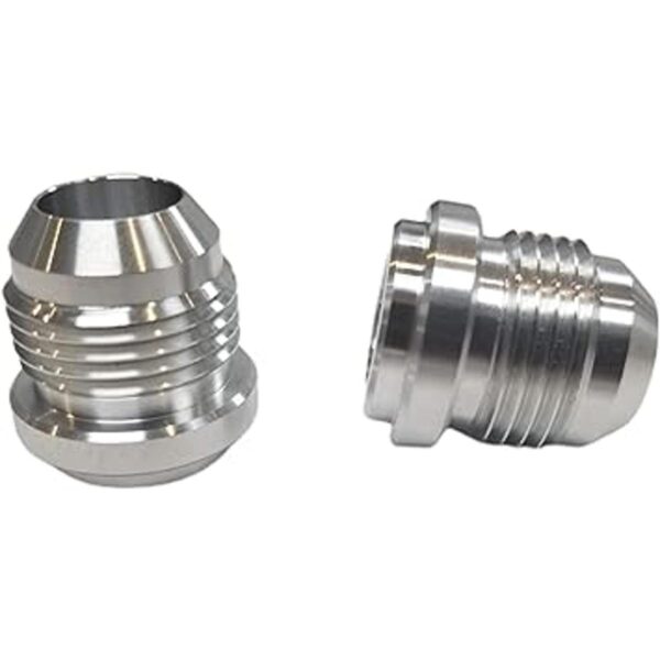 Soldadura macho de aluminio 12AN en Bung 37 grados JIC 12