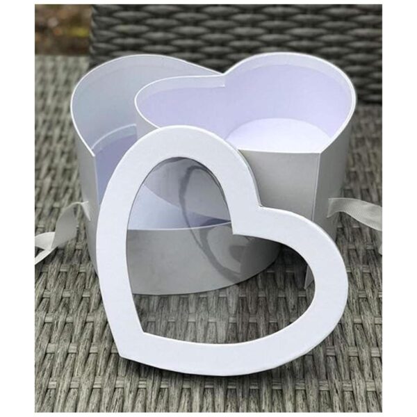 Unikpackaging Caja de 2 niveles con forma de corazón para_2