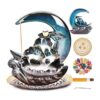 Zvaiuk New Moon Backflow Incense HolderWaterfall Incense_1