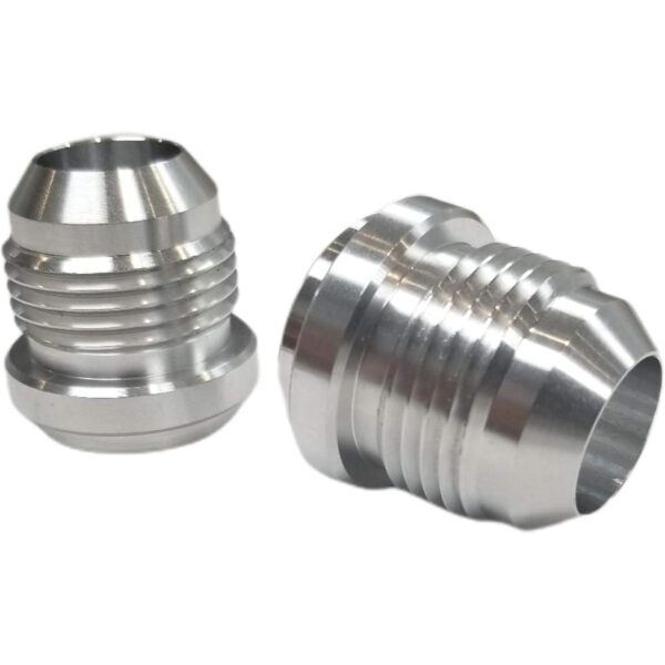 Soldadura macho de aluminio 12AN en Bung 37 grados JIC 12