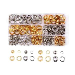 Kit de herramientas de ojal 200 juegos de ojales de metal