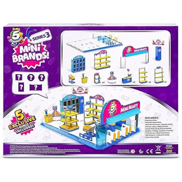 5 Surprise Mini Brands Mini Mart Playset Series 3 de ZURU_3
