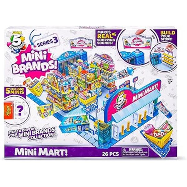 5 Surprise Mini Brands Mini Mart Playset Series 3 de ZURU_2