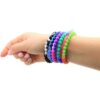 Zugar Land Pulseras de goma coloridas con cuentas de_6