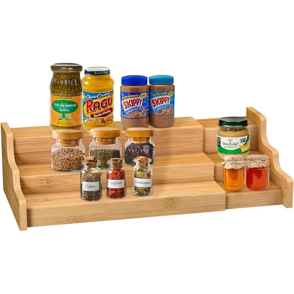 Organizador de gabinete de cocina estante de exhibición