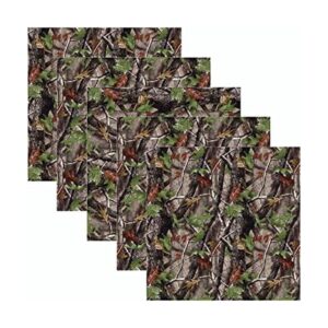 Hojas de vinilo autoadhesivas con respaldo de camuflaje de_1