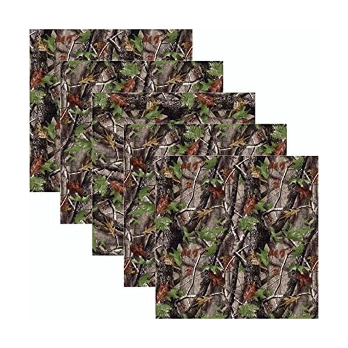 Hojas de vinilo autoadhesivas con respaldo de camuflaje de
