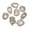 Conectores Druzy de cristal de ágata natural con cristales_1