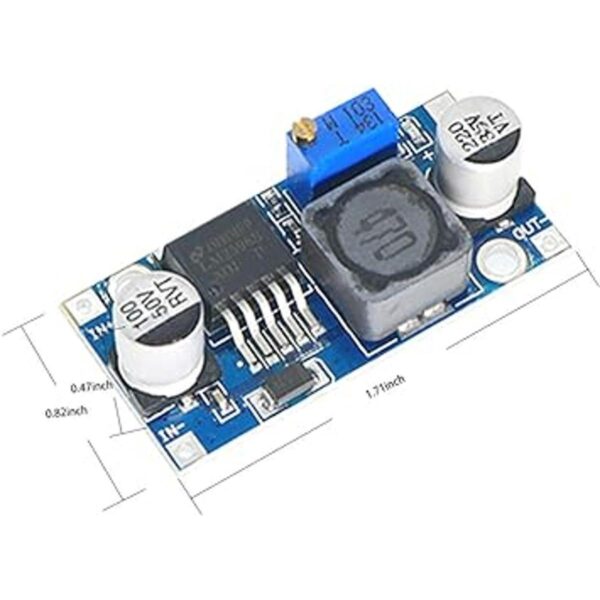 LM2596 Convertidor de CC a CC con entrada ajustable de_2