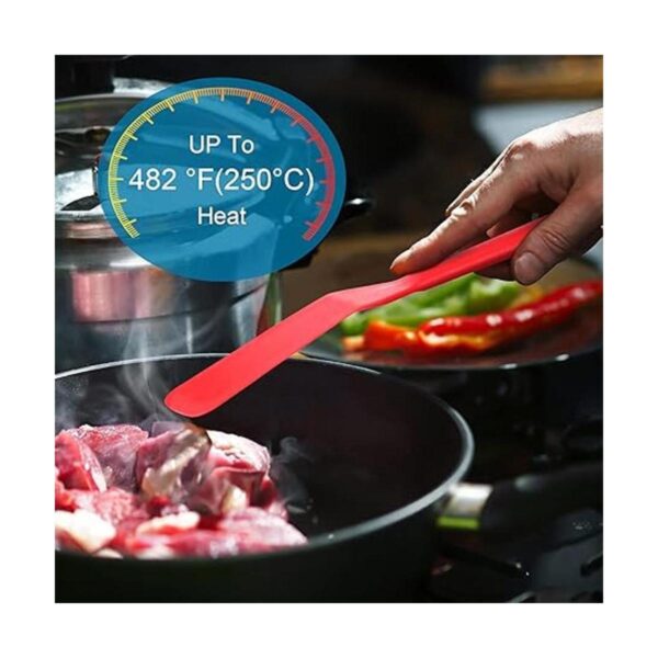 Espátula fina de silicona para tortilla espátula larga de