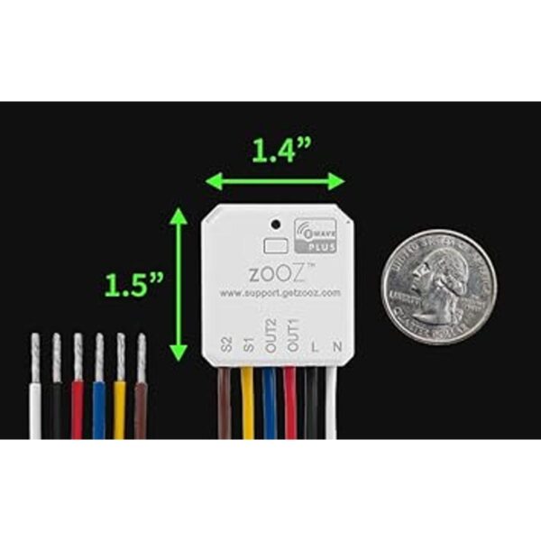 Zooz 700 Series ZWave Plus Double Relay ZEN52 Controla 2_2