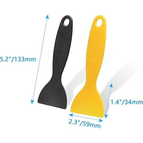 Zorveiio Juego de 12 cuchillos de masilla de plástico