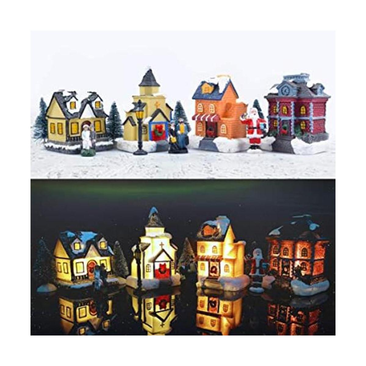 ZornRC Juegos de pueblo de Navidad casas de pueblo de