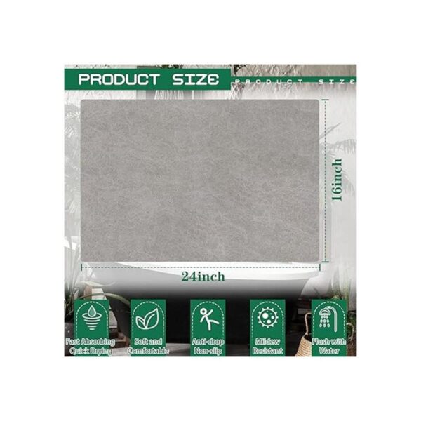 Alfombrillas de baño finas para baño antideslizantes