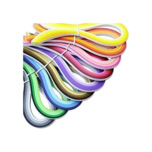 Zorfeter Juego de 9 tiras de papel multicolor 900 tiras