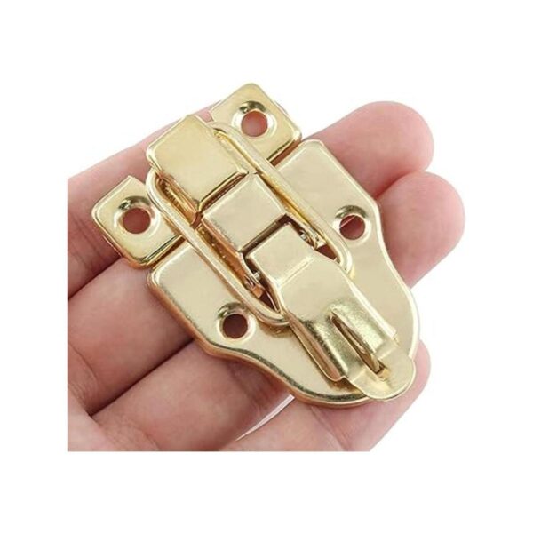 Zorfeter 8 piezas de cierre de cerrojo estilo retro dorado