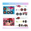 Kit de 48 hojas de calcomanías para camiones para hacer_3