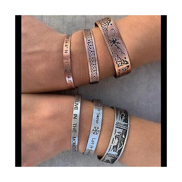 Kit de estampado de metal para pulsera en blanco de
