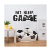 3 hojas de pegatinas de pared de videojuegos vinilo para