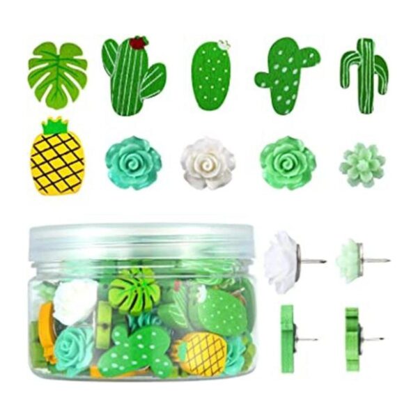 Juego de 60 pines decorativos incluye un bonito pasador_1