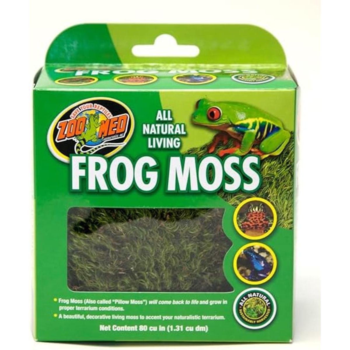 Zoo Med Frog Moss 80 pulgadas cúbicas cada uno paquete