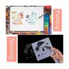 16 plantillas de unicornio para pintar plantillas