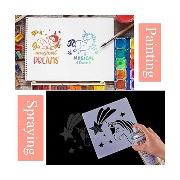 16 plantillas de unicornio para pintar plantillas