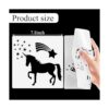 16 plantillas de unicornio para pintar plantillas
