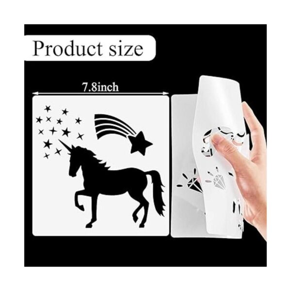 16 plantillas de unicornio para pintar plantillas
