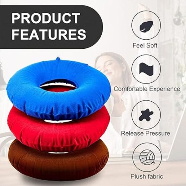Cojín inflable de 3 piezas de 15.0 in de anillo inflable