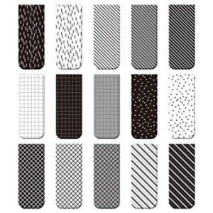 30 marcapáginas magnéticos para páginas blanco y negro_1
