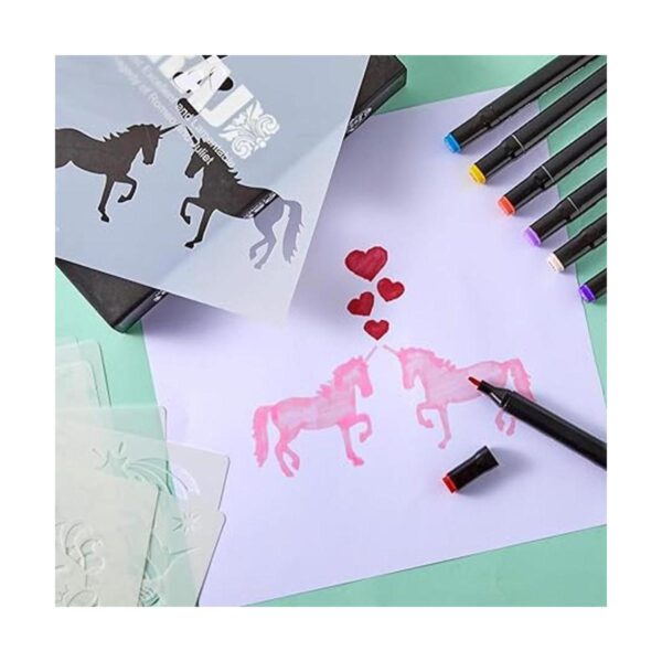 16 plantillas de unicornio para pintar plantillas