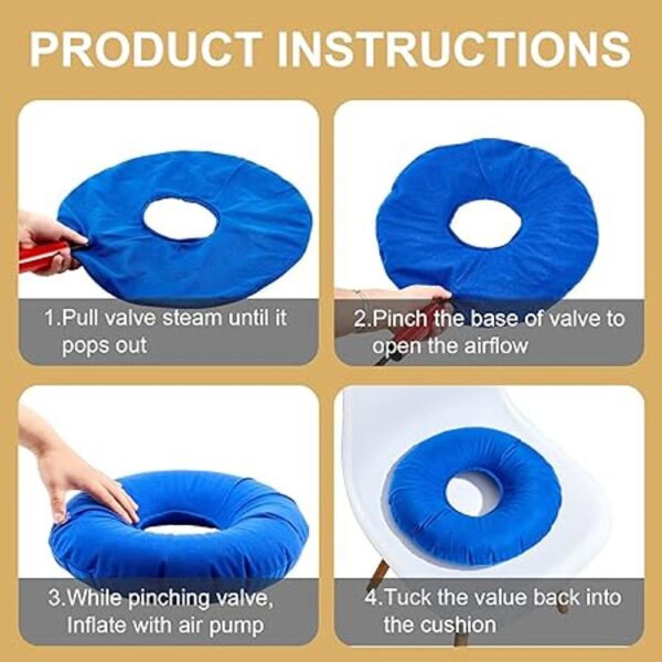 Cojín inflable de 3 piezas de 15.0 in de anillo inflable