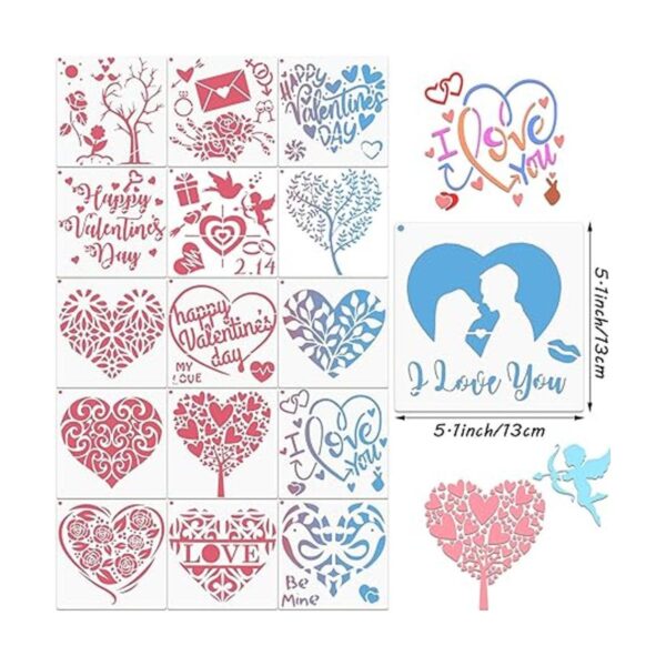25 plantillas para el día de San Valentín con diseño de