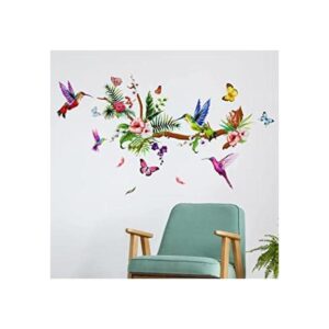 Calcomanías de pared de colibríes para despegar y pegar