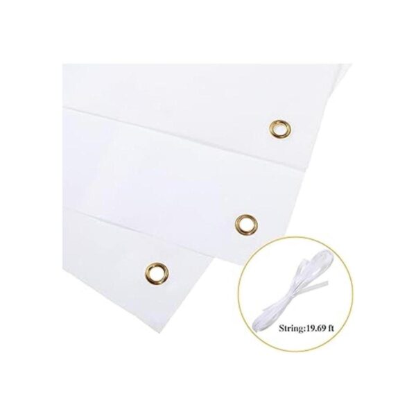 Pancarta grande y letreros en blanco de poliéster tela_3