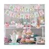 40 piezas de decoración floral para fiesta de té