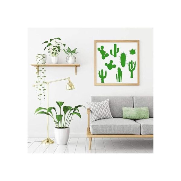 12 plantillas de cactus tropicales de arte de cactus de