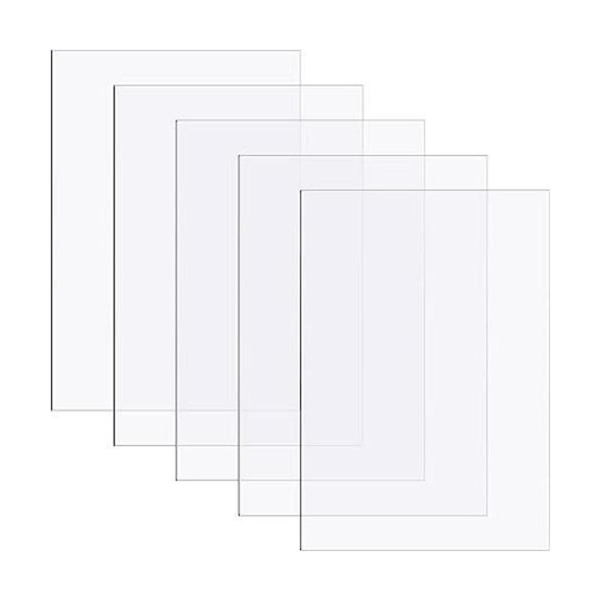 5 hojas de policarbonato hojas de plástico transparente