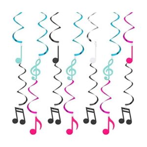 Zonon 25 piezas de espiral para colgar notas musicales_1