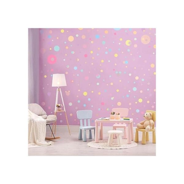 264 calcomanías de pared de lunares circulares para_3