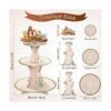 Woodland Baby Shower Decoración de soporte para cupcakes