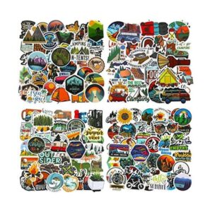 200 calcomanías de vinilo impermeables de naturaleza