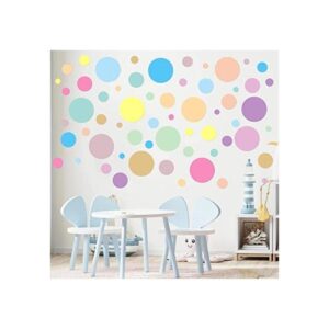 264 calcomanías de pared de lunares circulares para_1