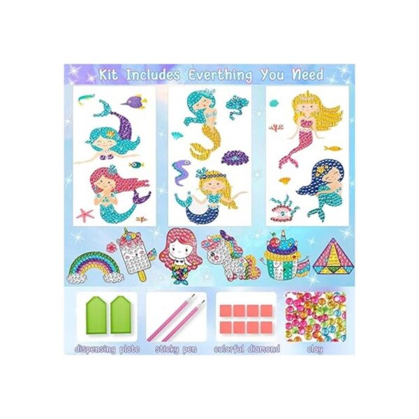 Zonon Kit de pintura de gemas de diamantes para niños 26_2