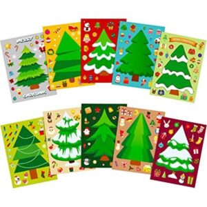 40 hojas para hacer un árbol de Navidad actividades de