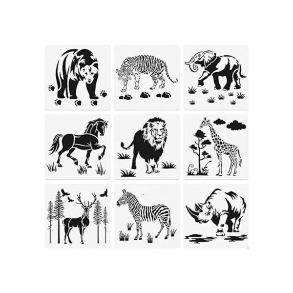 Plantillas de plantilla de animales de 8.0 in