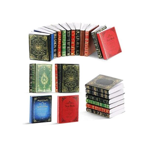 30 piezas a escala 112 libros en miniatura libros_1